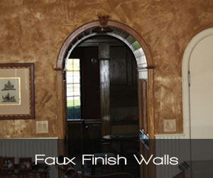 Gallery-Walls -faux-finish-walls
